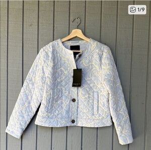 Bagatelle  Women's Light Gray Quilted Puffer Jacket